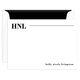 Initial Statement Flat Note Cards - Raised Ink Image 3 of 9